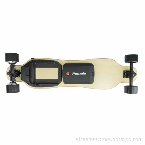 New fashion longboard hub motor electric skateboard with removable battery